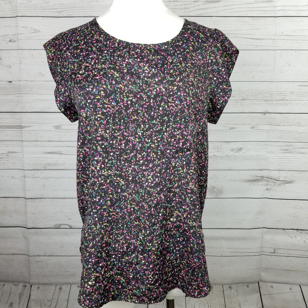 Sweet Rain Paint Splattered Top